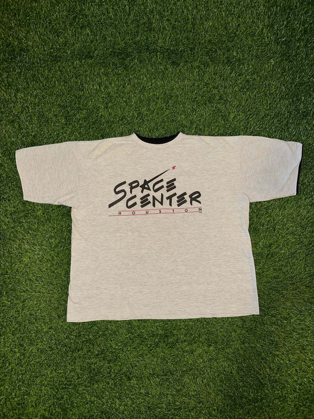 Vintage Space Center Houston T-Shirt Gray Size XL